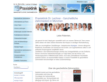 Tablet Screenshot of dr-lechner.de